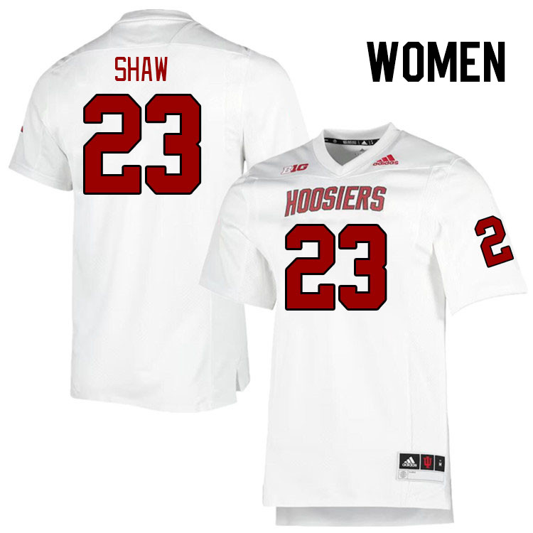 Women #23 Jordan Shaw Indiana Hoosiers College Football Jerseys Stitched Sale-Retro